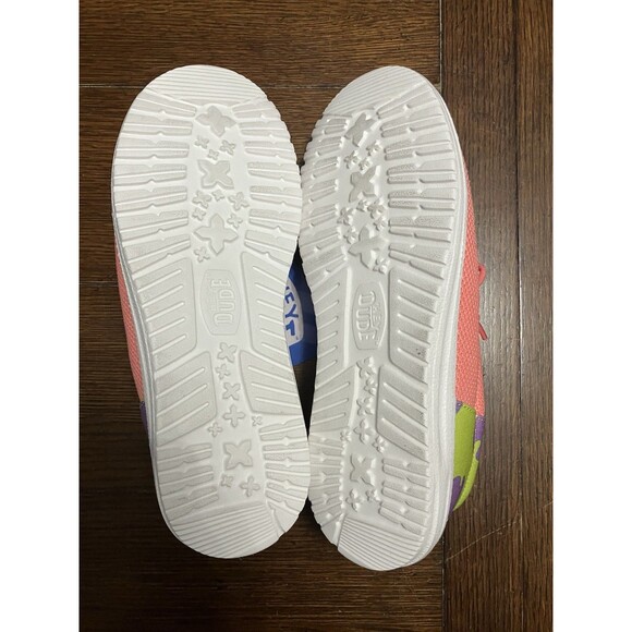 Rare New Hey Dude Wally Funk SpongeBob Patrick Slip-On Shoes Men's Size 8 NWOB - Picture 5 of 5